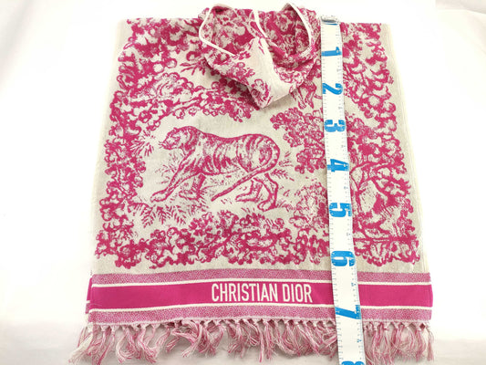 Dior Towel Poncho Pink Poncho