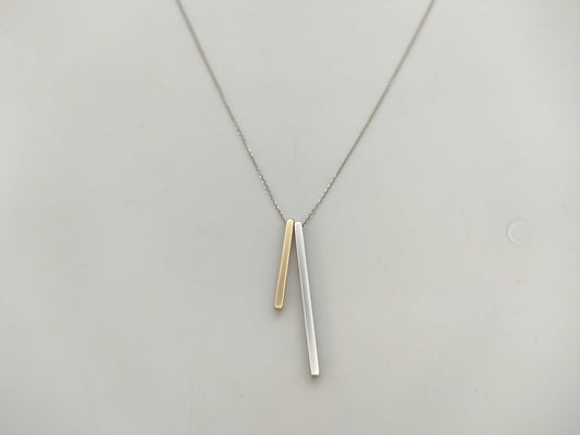 Ponte Vecchio S0.08ct D0.02/0.18ct K18 3.1g Necklace