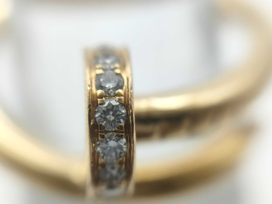 Cartier Juste un Clou Classic Model #50 Diamond 750 6.5g Ring