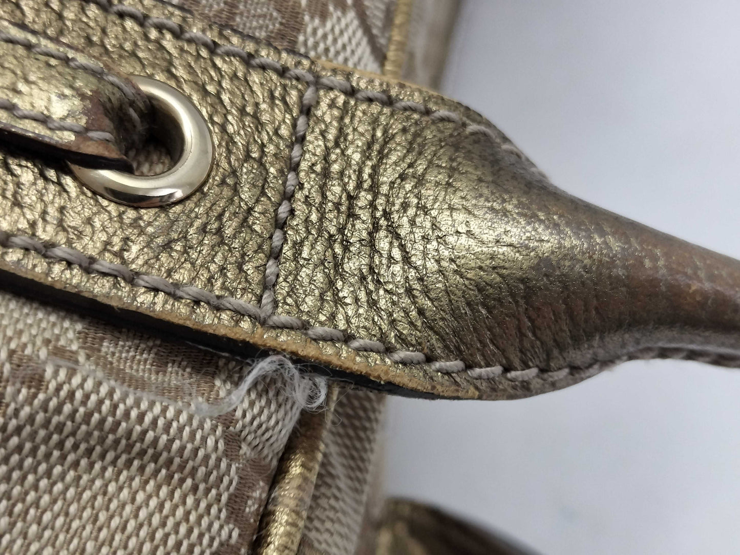 GUCCI GG Canvas Ribbon Mini Boston Bag 161720