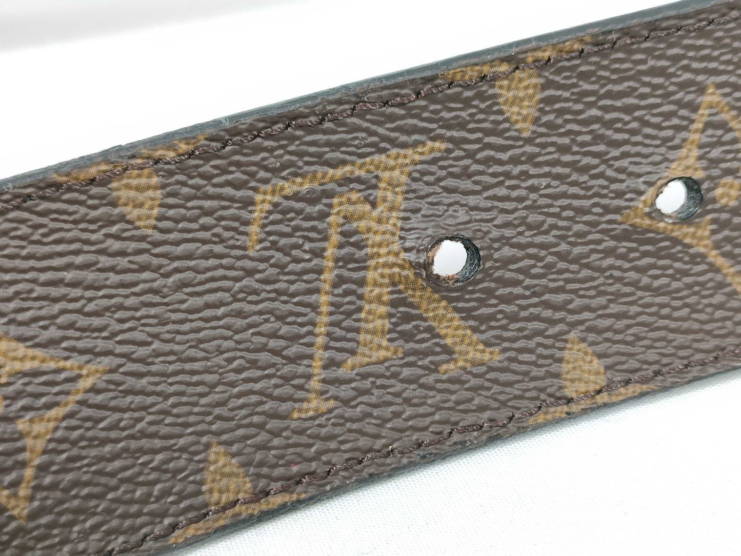LOUIS VUITTON Monogram Vuitton Monogram MP069 Saint-Ture Reversible MonoxEpired Belt 100/40 JJ4109 Belt