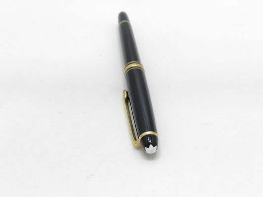 MONTBLANC Meisterstück Fountain Pen, Resin x 14K , Black x Gold