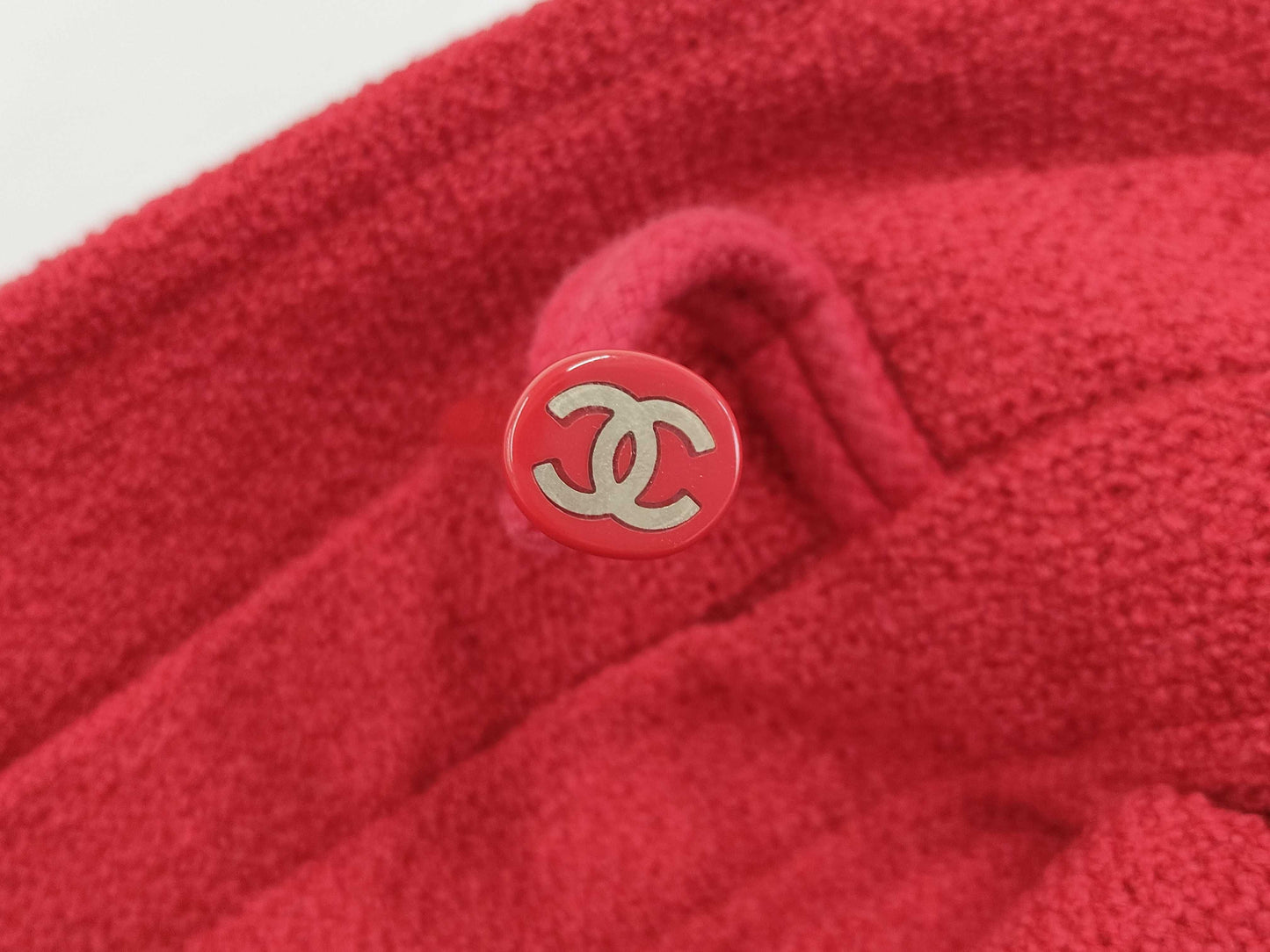 CHANEL Fall/Winter Duffle Coat Wool Red #34 Coat