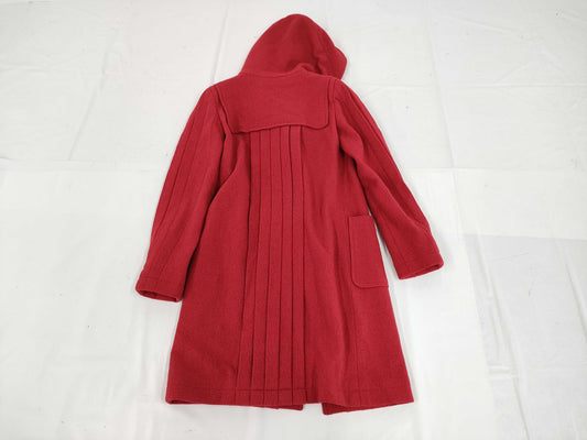CHANEL Fall/Winter Duffle Coat Wool Red #34 Coat