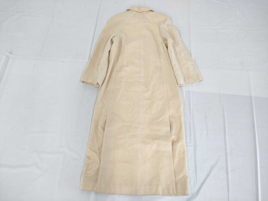 CHANEL Fall/Winter Long Coat, Wool, Ivory