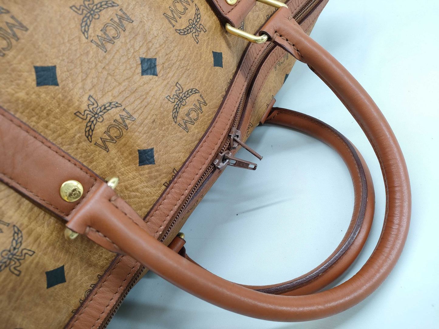 MCM MCM Back Boston Bag