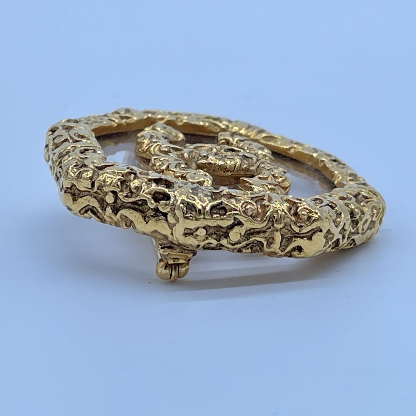 CHANEL Cocomarc Lava Octagon Brooch 93A Brooch