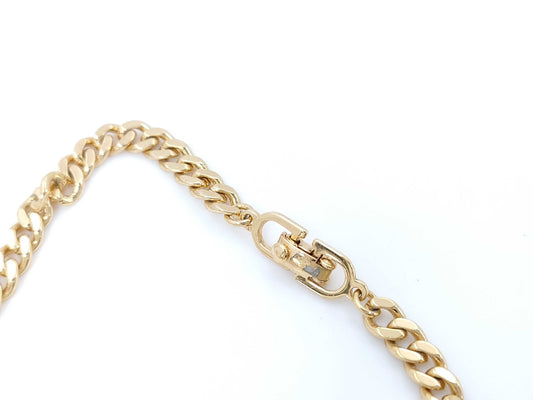 Dior GP Rhinestone CD Logo Bracelet Gold Bracelet/Bangle