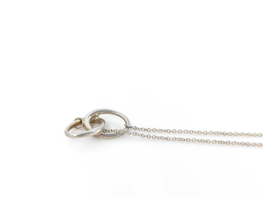 Tiffany & Co. SV925 Double Loop Necklace Silver Necklace
