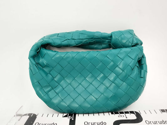 BOTTEGA VENETA B09587948S Lamb Leather/Calf Leather Mini The Jodie Handbag with Dust Bag