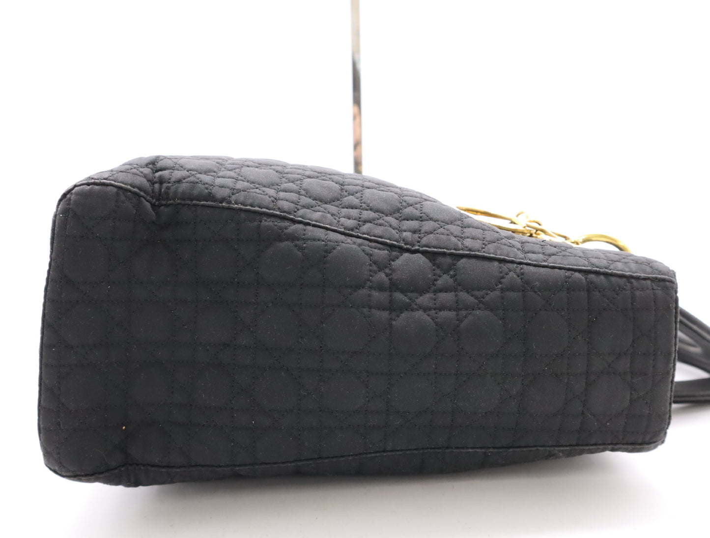 Dior Nylon Lady Dior Large Canage Black Handbag