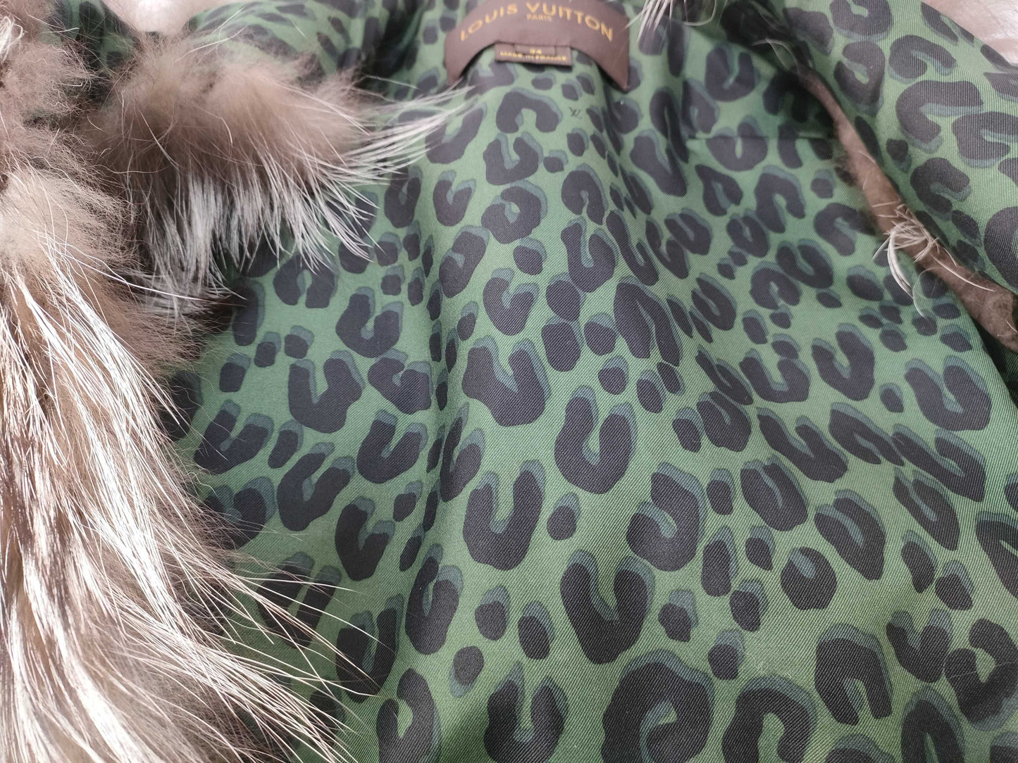 LOUIS VUITTON Louis Vuitton fur fox vest jacket