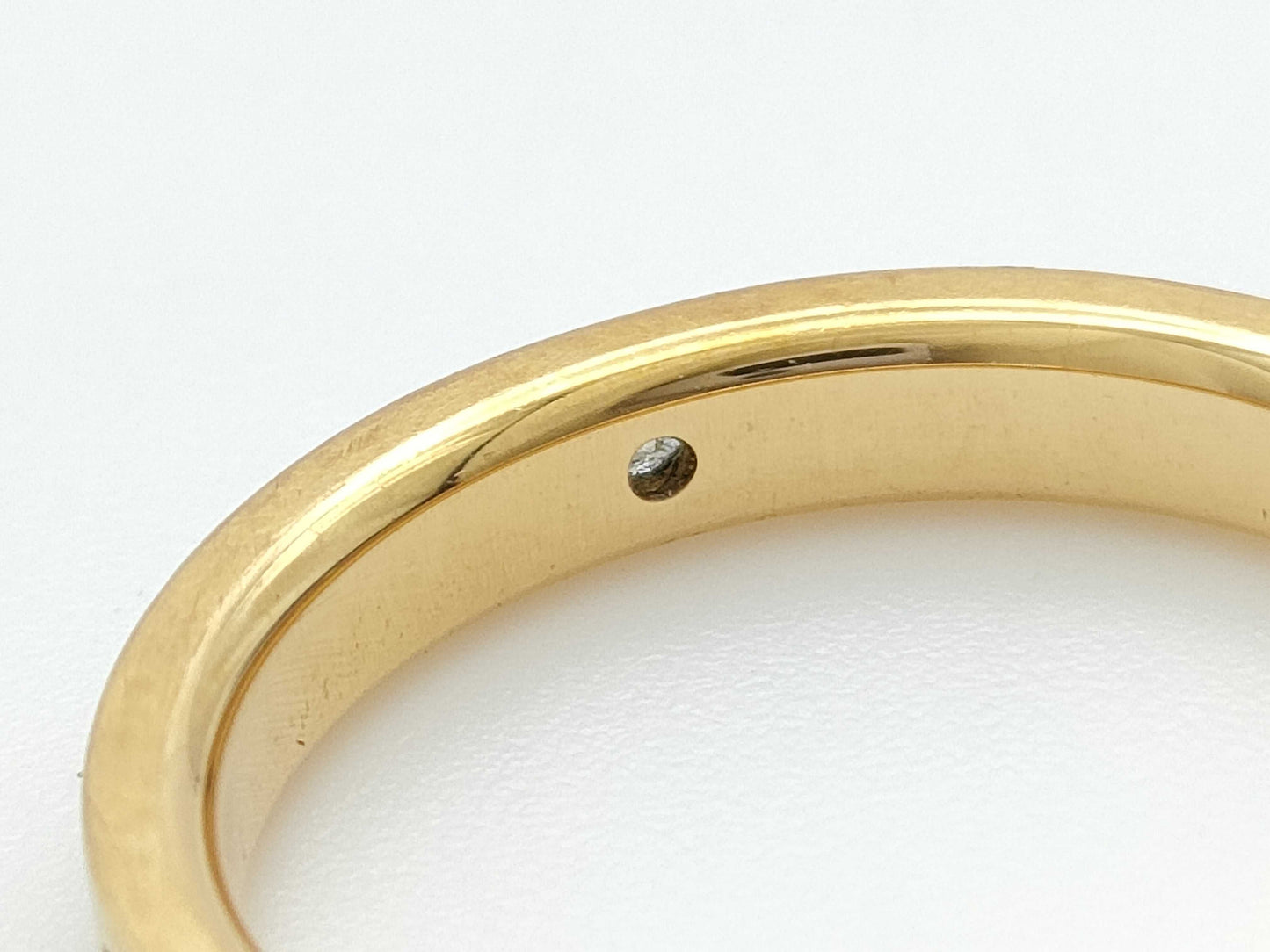 Tiffany & Co. Flat Band 3PD AU750 3.7g Ring