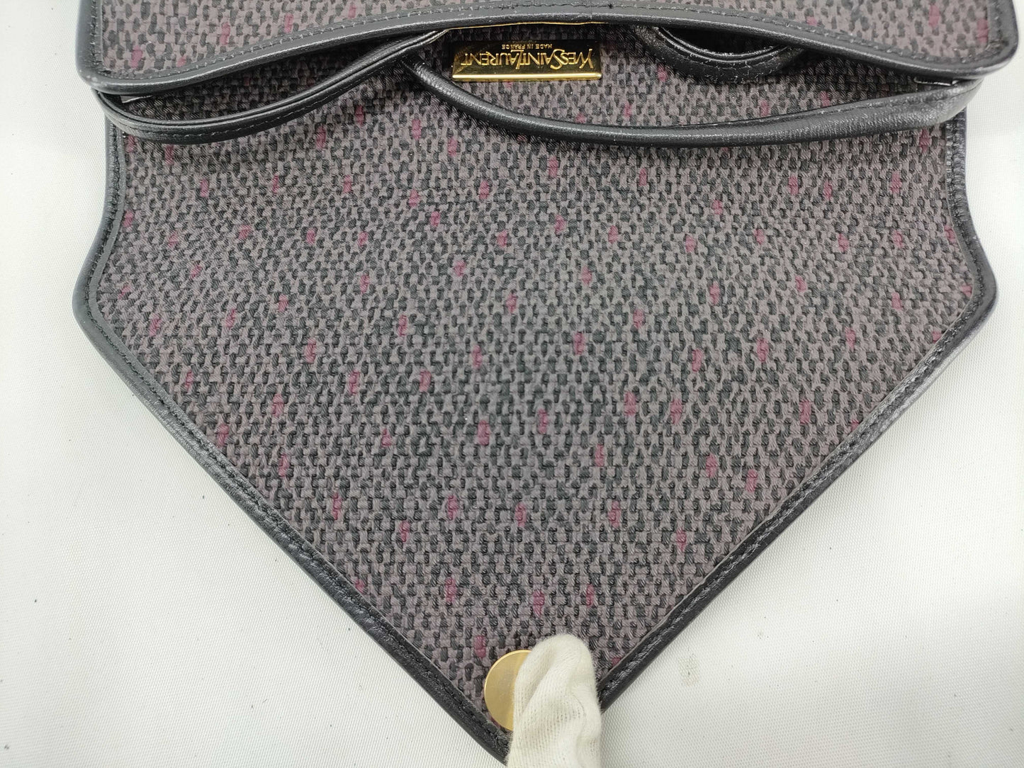 Yves Saint Laurent Canvas Shoulder Bag
