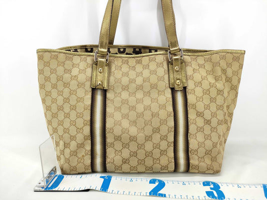 GUCCI GG Canvas Tote Bag 139260