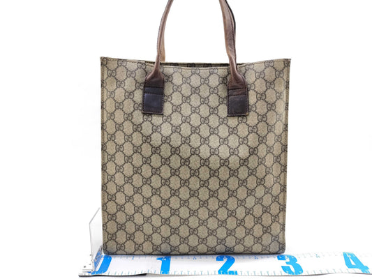 GUCCI GG Supreme Gucci GG Supreme Tote 91249 Tote Bag