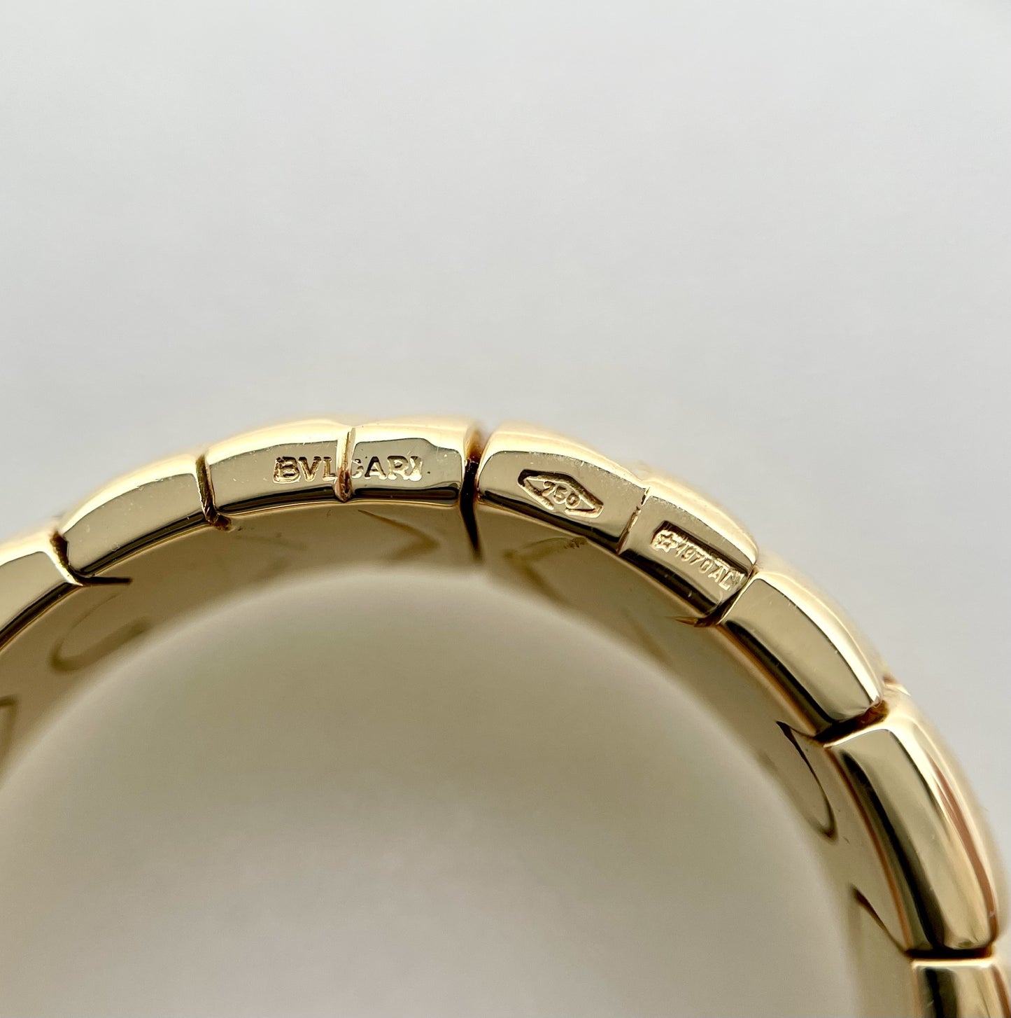 BVLGARI Albeare Colored Stone YG 750 10.2g Ring