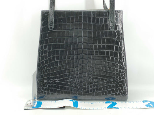 Salvatore Ferragamo Ferragamo Leather Handbag Black Handbag