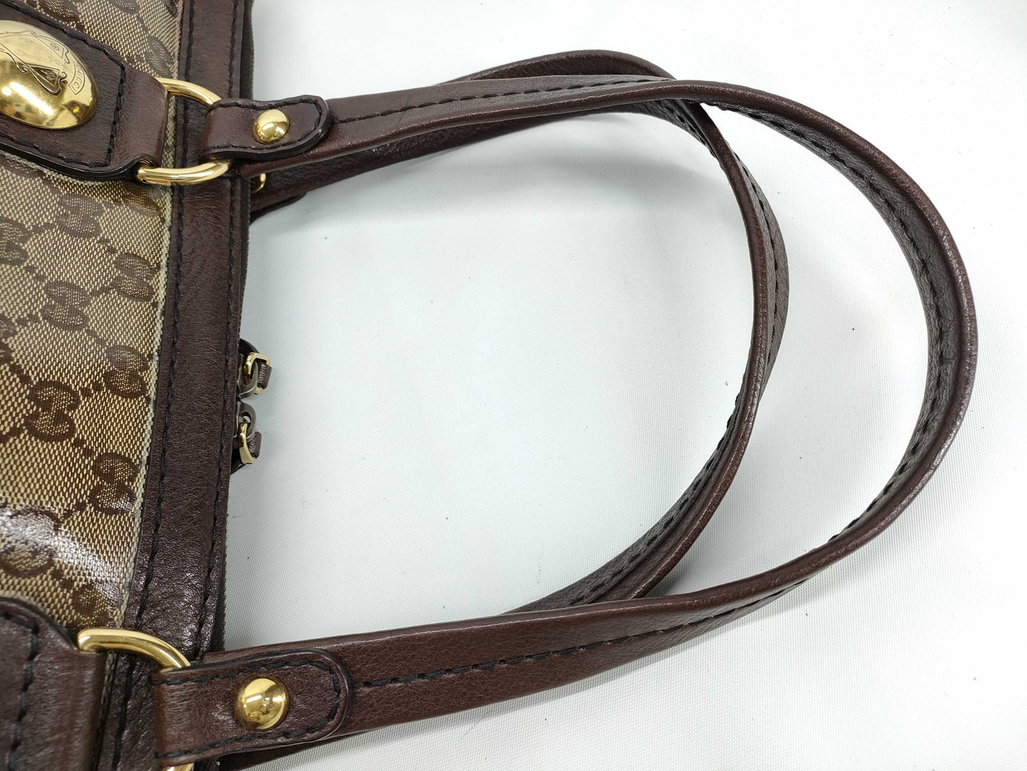 GUCCI GG Crystal Handbag Tote Bag