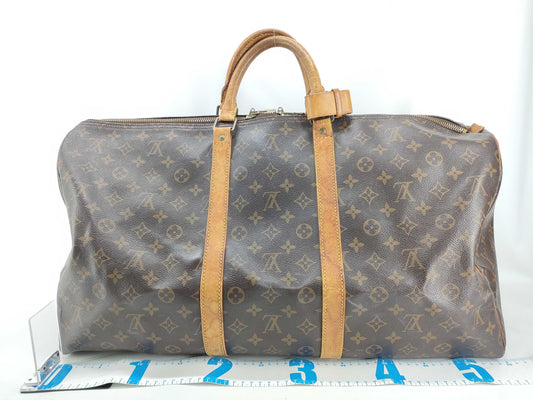 LOUIS VUITTON Monogram Keepall Boston Bag