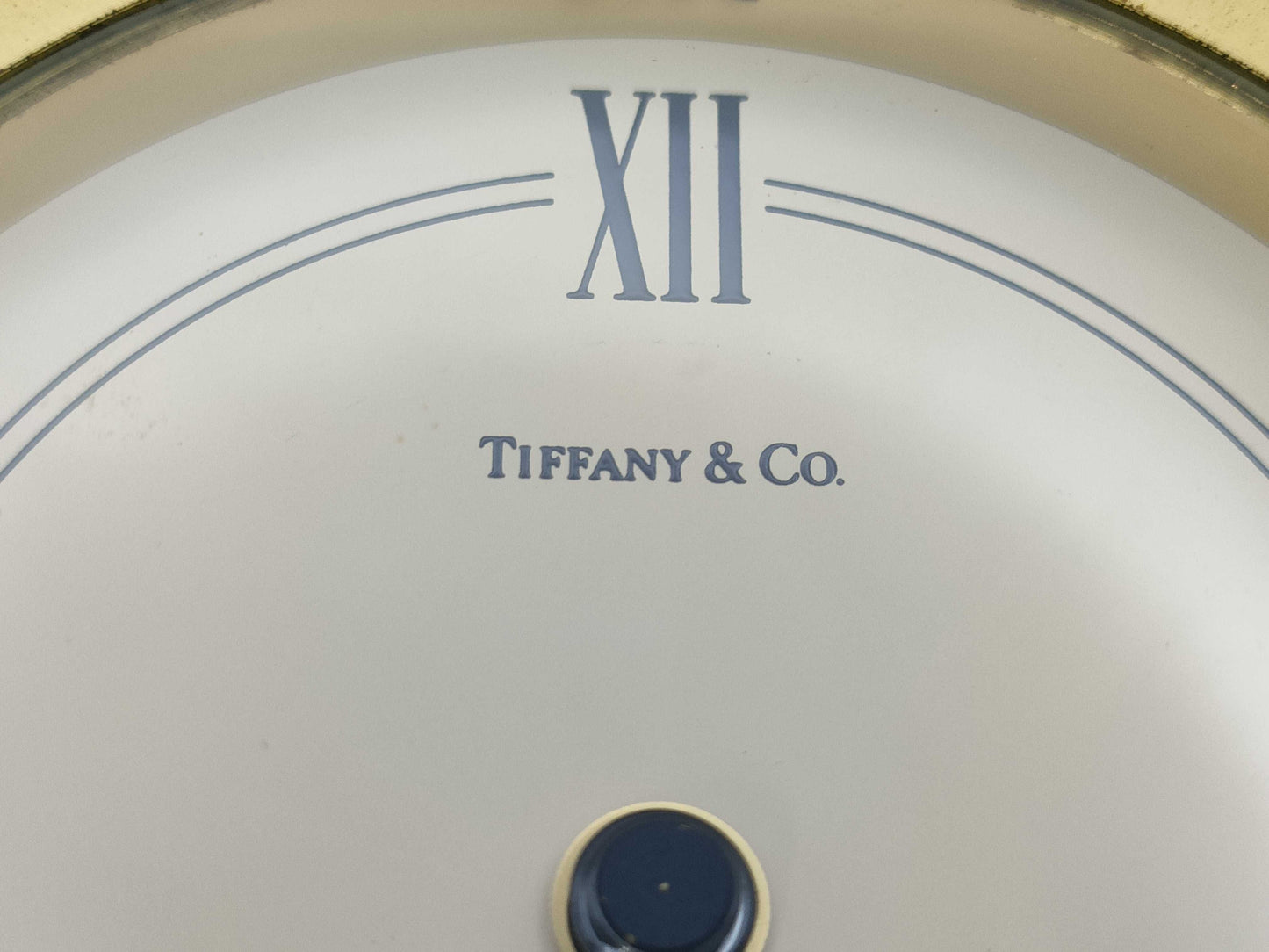 Tiffany&Co. 9067-48 Round Table Clock Table Clock