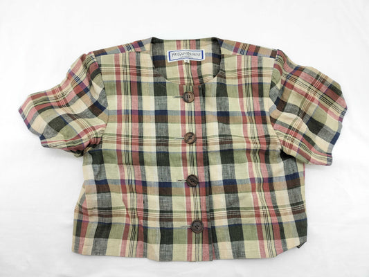 Yves Saint Laurent Women's Jacket and Tops 2-Piece Set Jacket