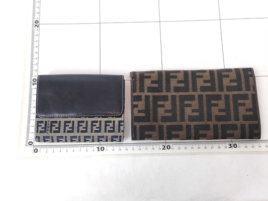 FENDI Zucca pattern Fendi wallet bundle