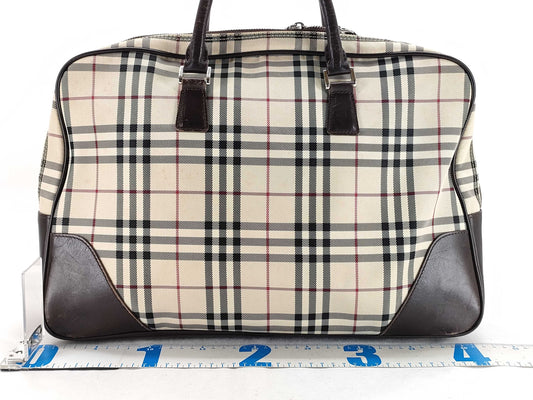 BURBERRY Nova Check Boston Bag Business Bag