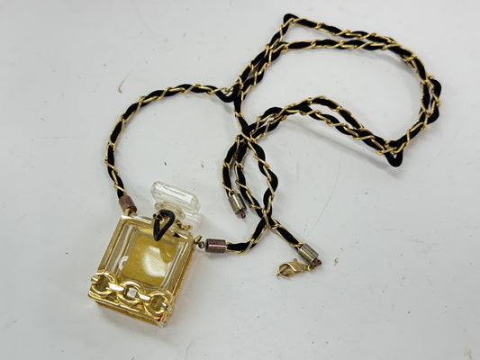 CHANEL Perfume Necklace Necklace