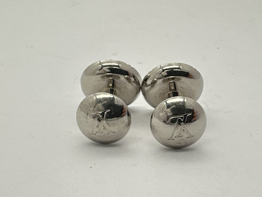 LOUIS VUITTON Vuitton Cufflinks Bouton de Manchette Monogram M61971 DI0129 Tie Pin Cufflinks