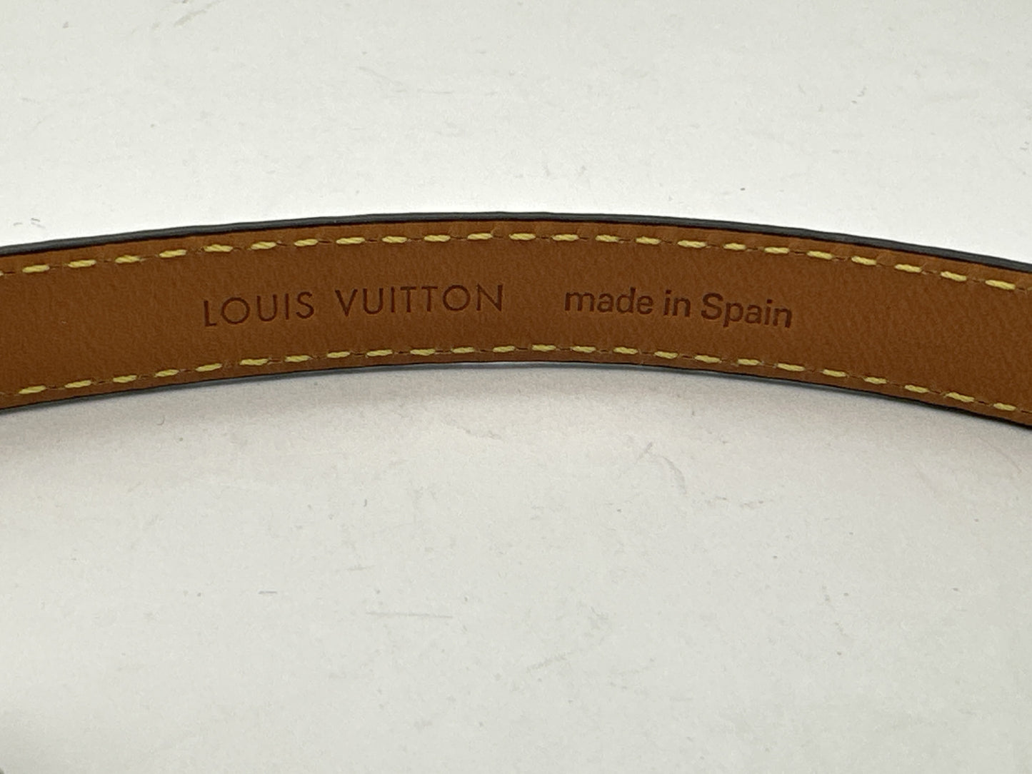 LOUIS VUITTON Vuitton Saint-Turre Carre Belt