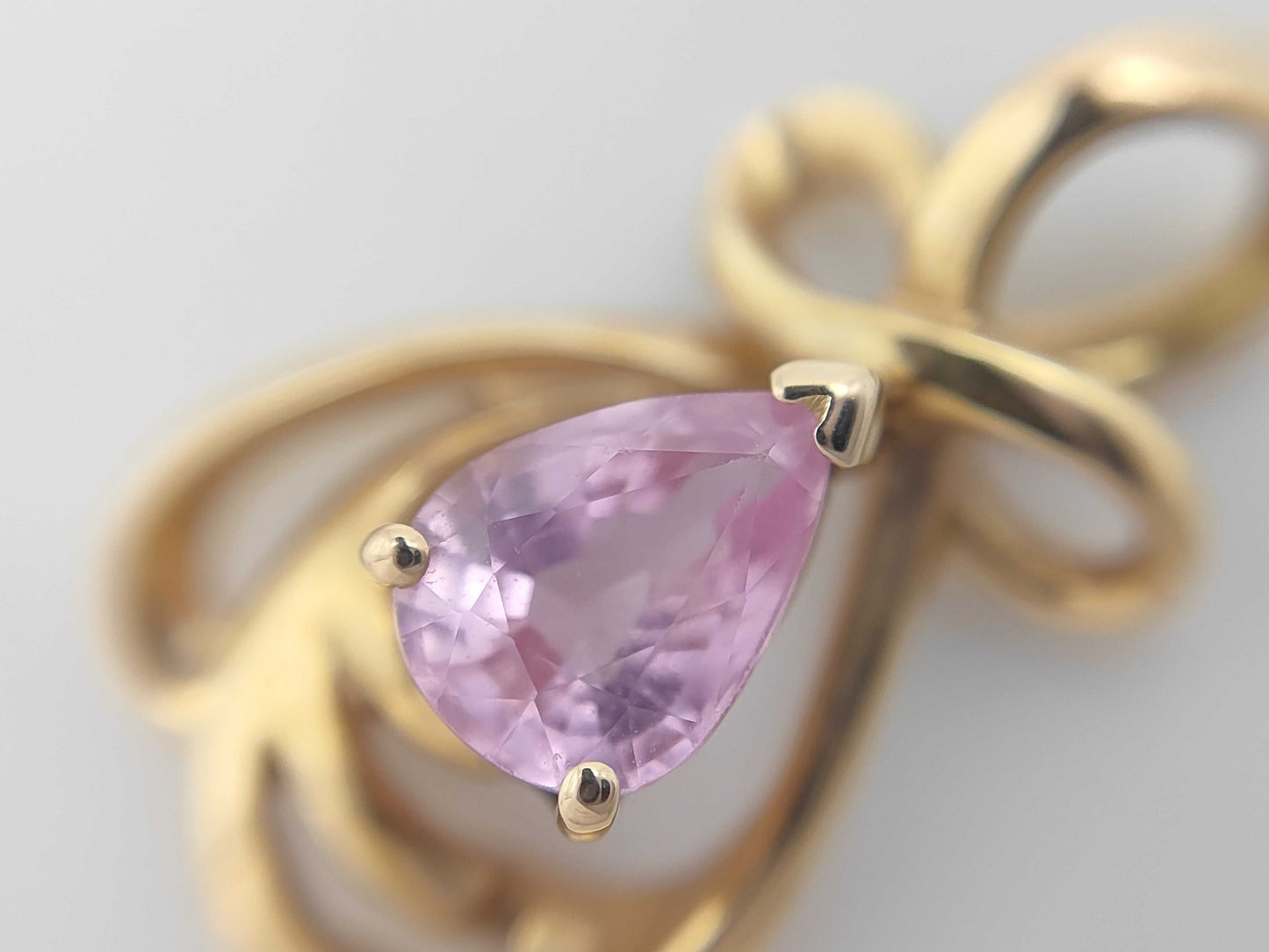 S0.90ct K18 2.0g Pendant Top