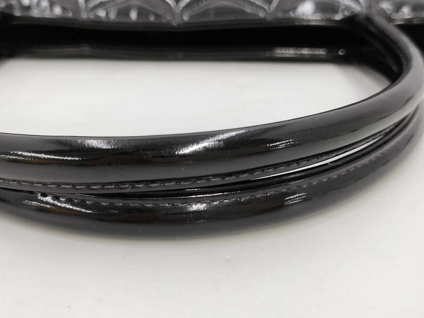 CHANEL Reprint Tote Patent Black 7th Series Tote Bag