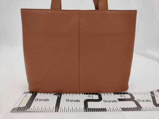 Burberrys Leather Handbag Tote Bag