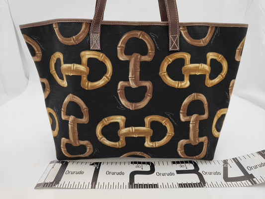 GUCCI Horsebit Print Tote Bag