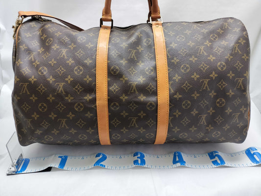 LOUIS VUITTON Monogram Bag Louis Vuitton Monogram Keepall 55 Bandouliere Boston Bag Boston Bag