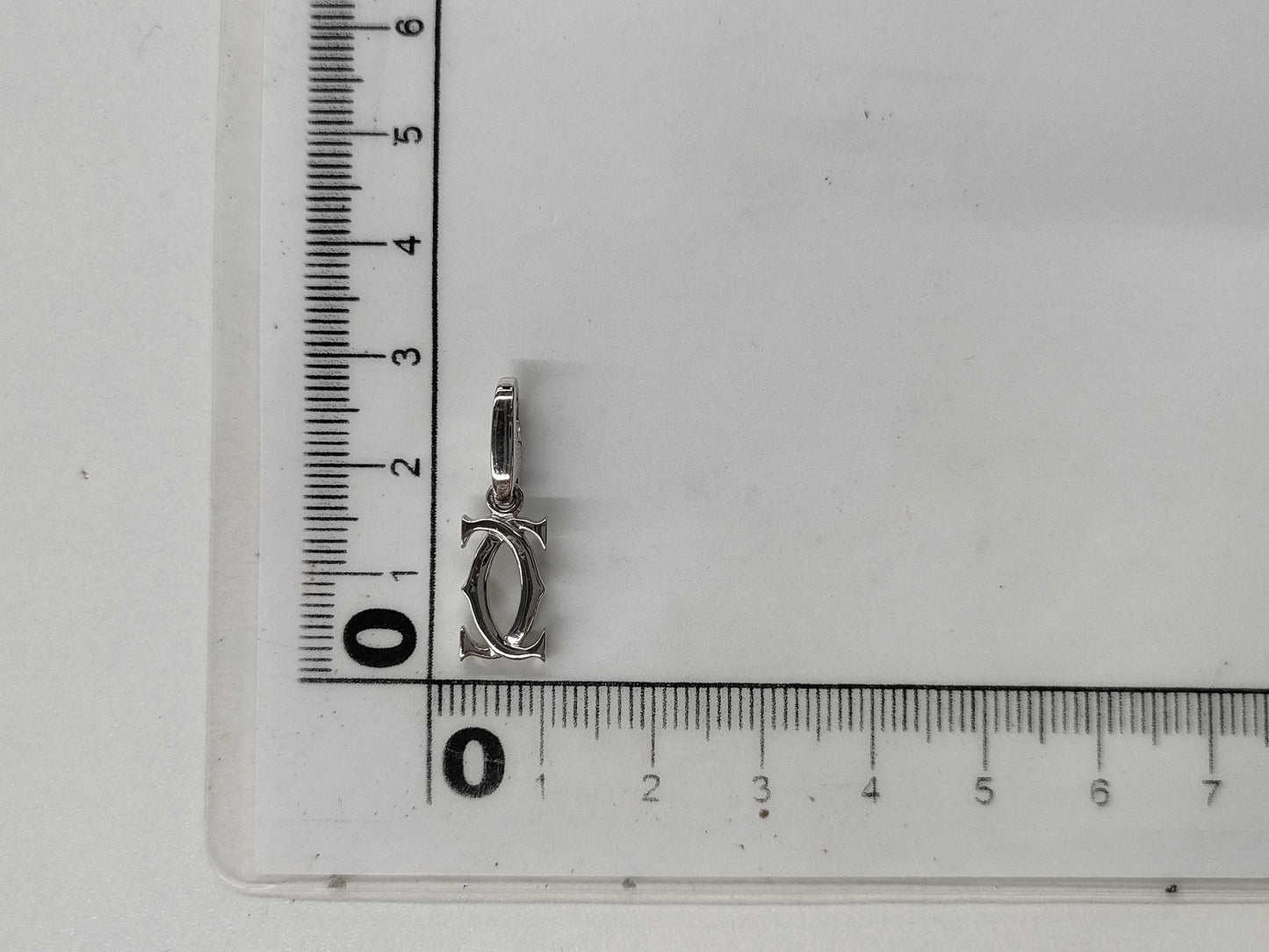 Cartier 2C Charm, WG 750, 2.7g Pendant Top