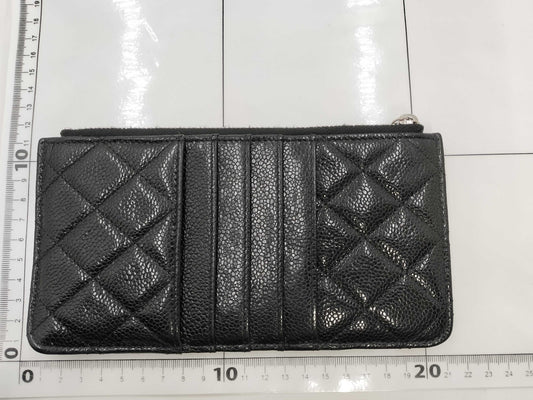 CHANEL Caviar Skin Black Phone Fragment Case Other Accessories