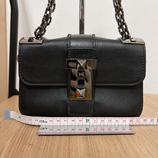 VALENTINO Studded Chain Shoulder Bag