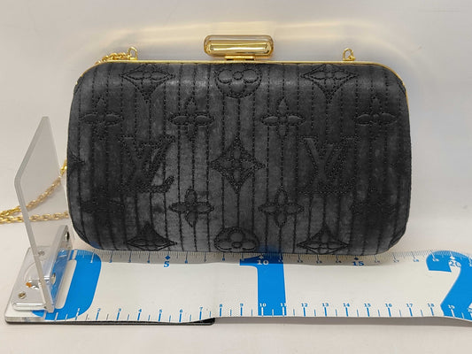 LOUIS VUITTON Monogram Motard Minaudière M95750 PL2008 Black Shoulder Bag
