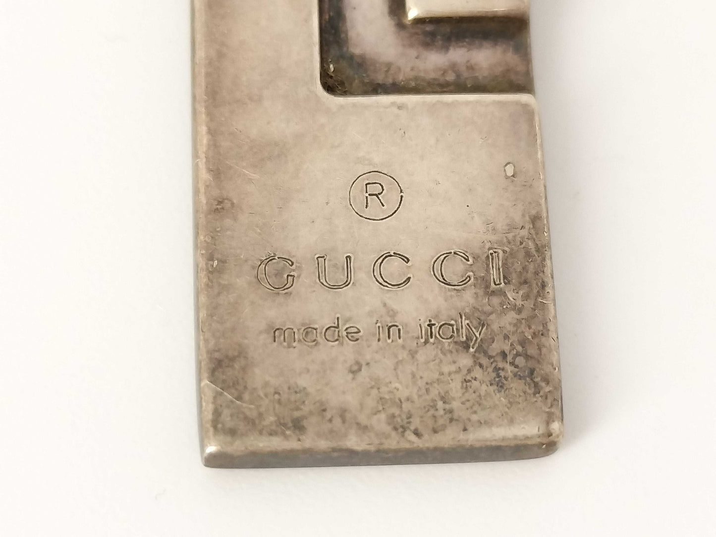GUCCI G Plate 925 NC Necklace