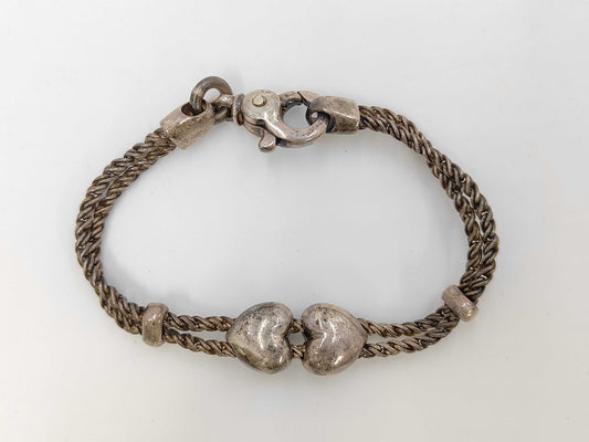 Tiffany & Co. Tiffany Double Heart Bracelet Bracelet Bangle