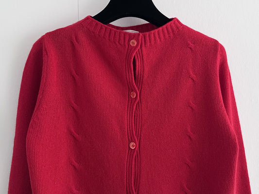 OLD ENGLAND Red Cardigan