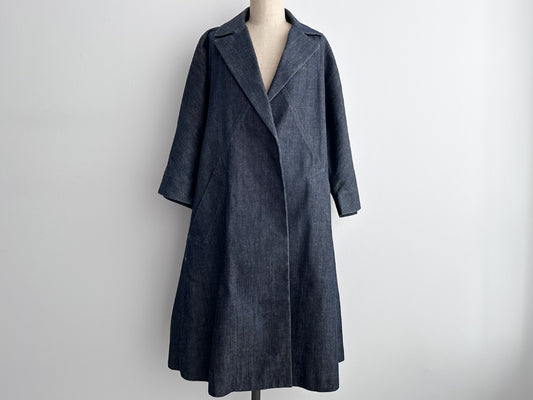 J&M DAVIDSON Indigo Denim Coat