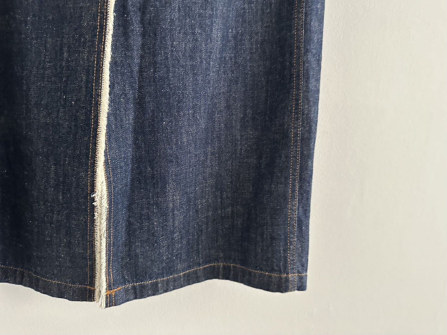 DRIES VAN NOTEN Denim Skirt, Long, Size 36