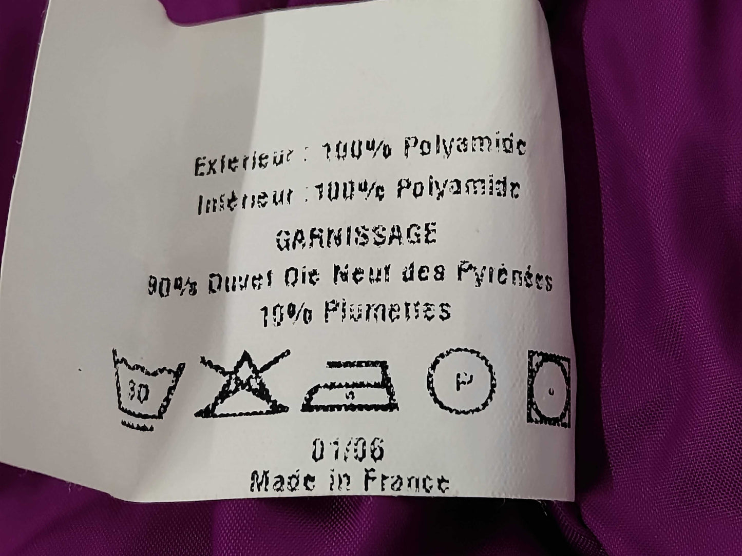 Pyrenex Down Jacket Coat Made in France Size 00 Coat