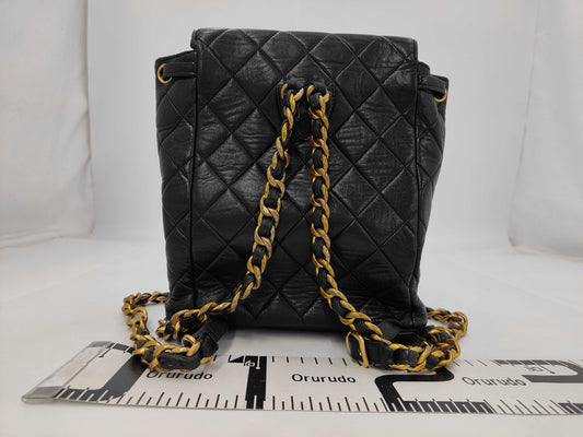 CHANEL Matelasse Lamb Chain Backpack