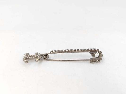 CHANEL Icon Rhinestone Brooch with Comments
