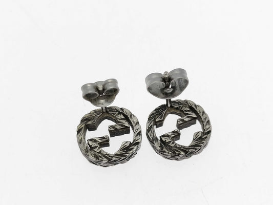 GUCCI Interlocking G/SV925 Earrings