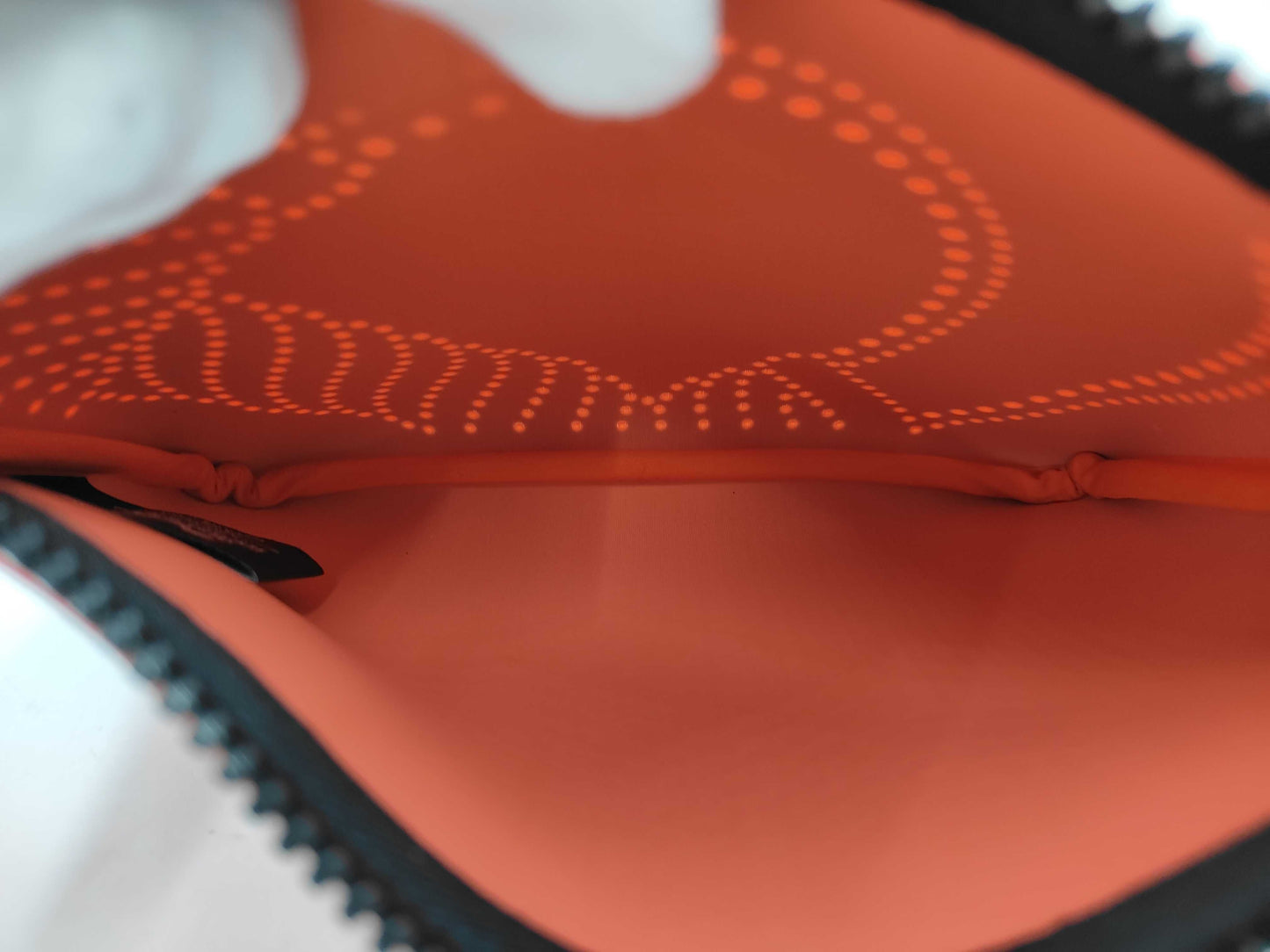 HERMES Neoban Kanoe H PM Pouch Orange Pouch